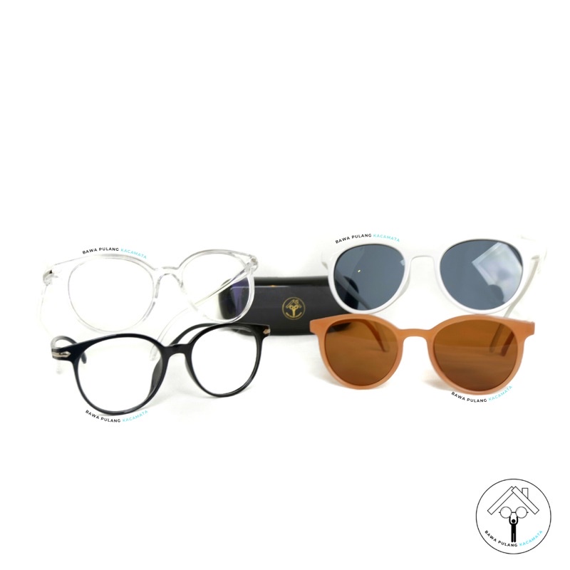 [REAL PIC] COD KACAMATA Retro Hitam Transparan Putih UNISEX Cowo cewe Lucu Unik Sunglasses Sunnies F