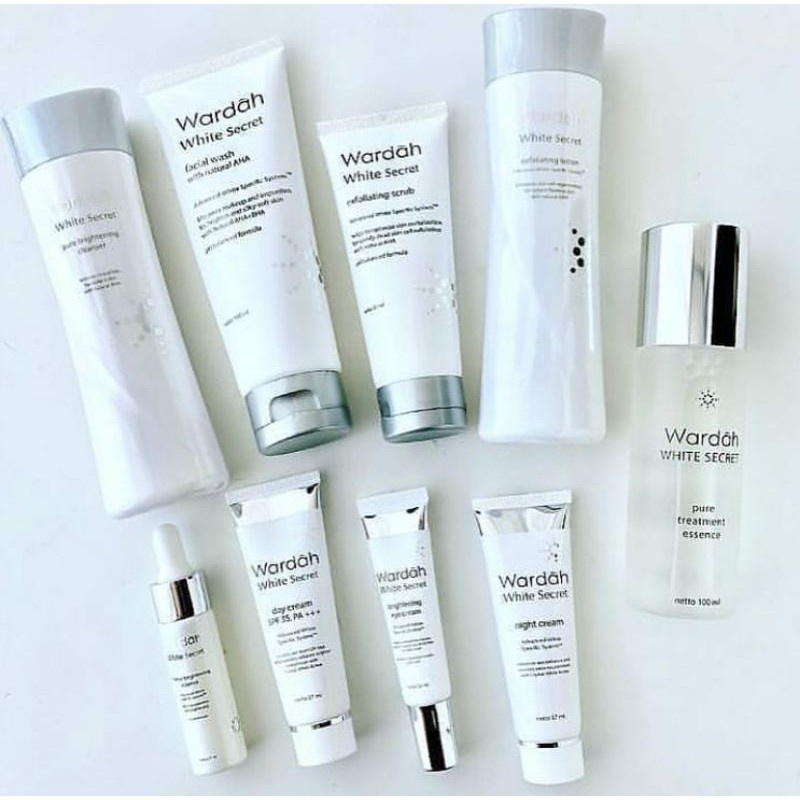 Wardah White Secret KECIL isi 4pcs // SET KECIL 4pcs Wardah White Secret