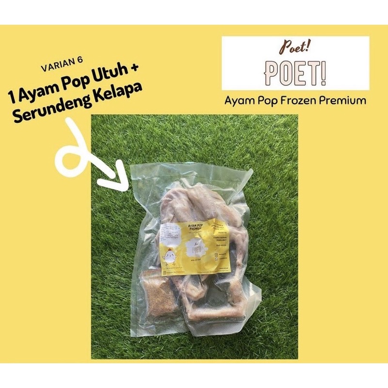 

Ayam Pop Frozen | 1 Ekor Utuh + Serundeng Kelapa