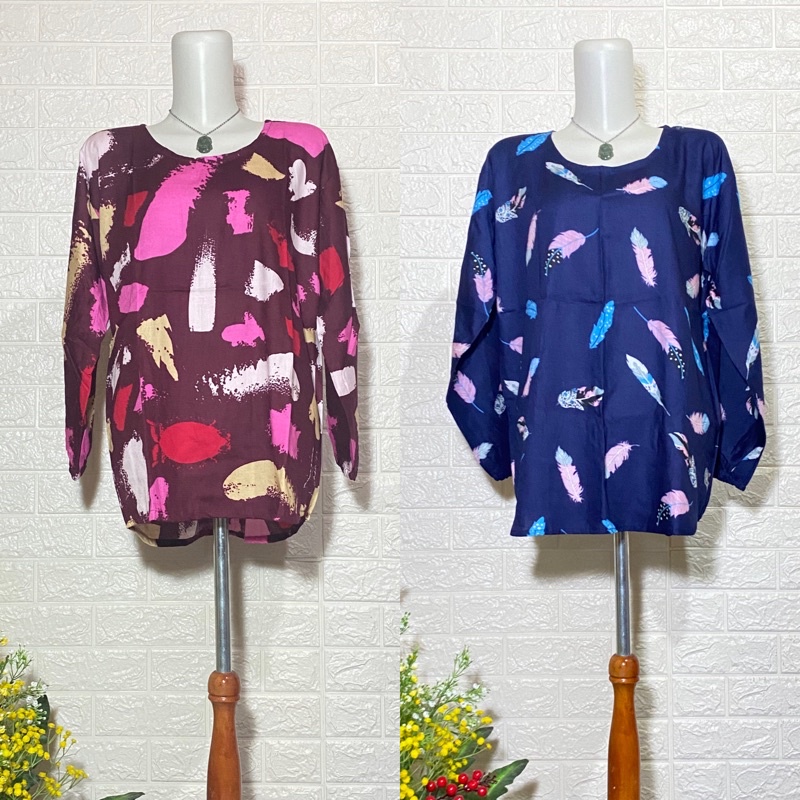 Atasan Lengan Panjang Rayon Bali | Baju Rayon | Baju Bali