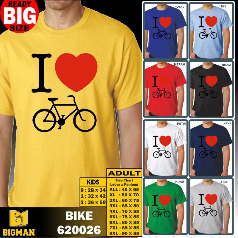 BIGSIZE - KAOS SEPEDA BIKERS MTB GUNUNG RIDE RIDER HELM JUMBO BIG SIZE