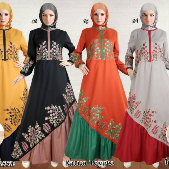 gamis bordir raradissa
