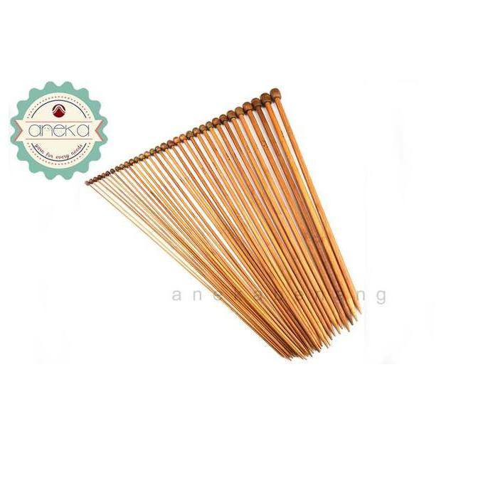 L9S♘ SPN Breien Breypen Knitting (Alat Rajut) ANK Single Point Needle (SPN) Bambu / Bamboo Terlaku
