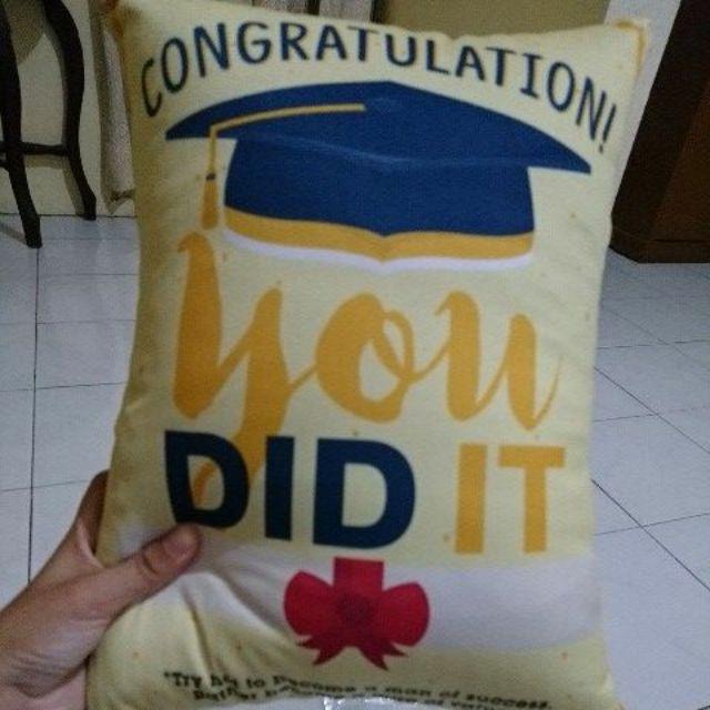 Kado Hadiah Wisuda Tema You Did It - 30x40cm