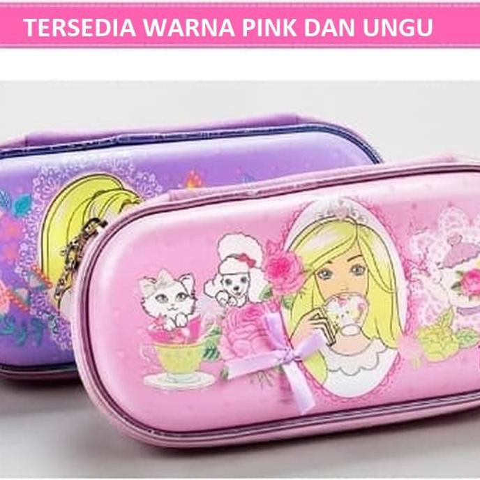 

Promo !!!! Termurah !!! Kotak pensil dan alat tulis Smiggle alike EVA Hardcase Barbie series 2 -