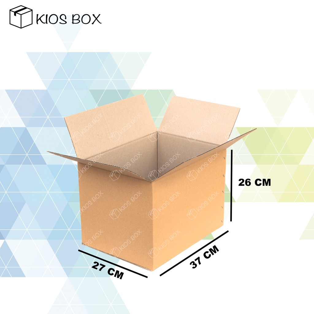 

Kardus Polos Karton Box 37x27x26