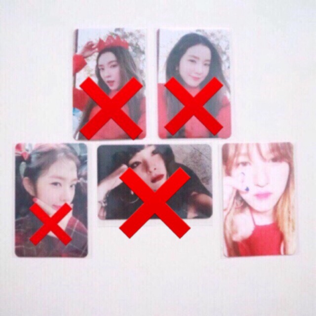 RED VELVET OFFICIAL PHOTOCARD (SMTOWN MUSEUM) [Irene, Seulgi, Wendy, Joy]