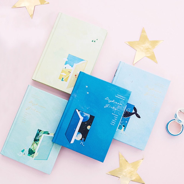

Daydream Girl Hardcover Plain Notebook B6 / Buku Tulis / Buku Catatan