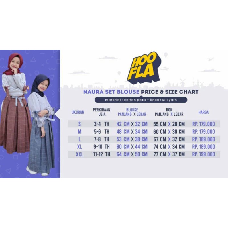 Baju Gamis Anak Perempuan Muslimah Setelan Blouse Anak Perempuan Umur 1 3 5 7 9 10 12 Tahun Terbaru