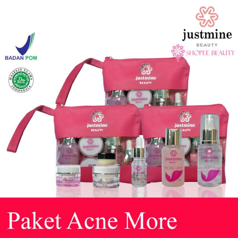 Justmine Beauty Skincare Glowing-ACNE MORE