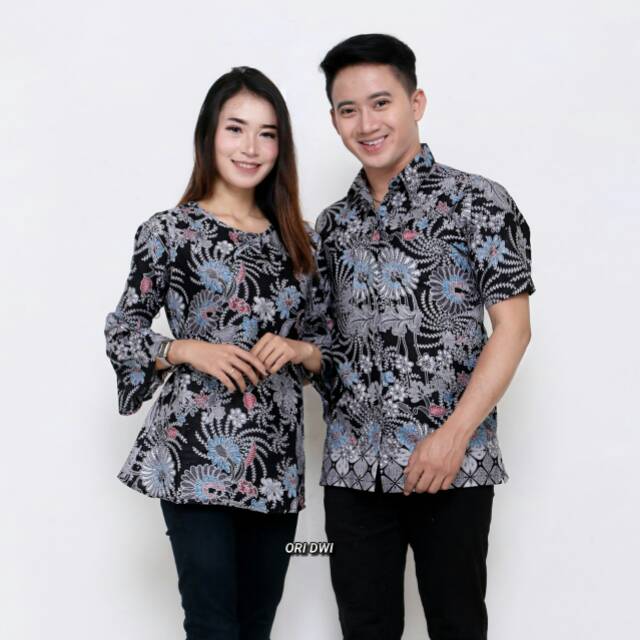 Baju Batik Pria Dan Wanita Desain Formal Motif Bagus Tampil Elegan Berkelas Shopee Indonesia