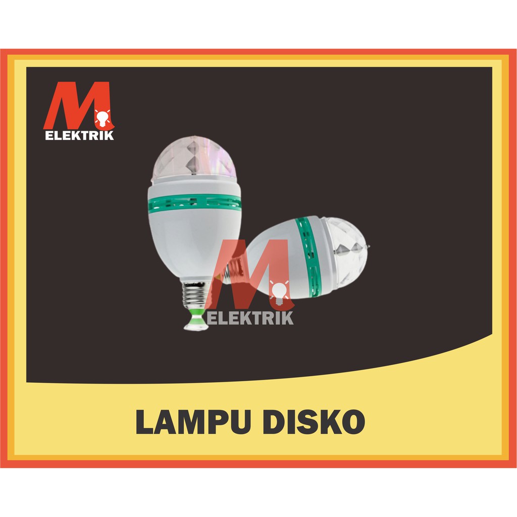 Lampu Disco - Full Colour Rotating Lamp GSE G8888