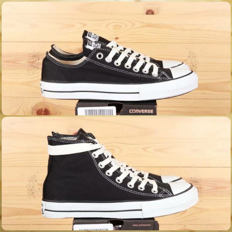 ⭐COD SEPATU CONVERSE HITAM PUTIH SEPATU CONVERSE ALL STAR BLACK WHITE GRADE A ORI VIETNAM BNIB CONVE