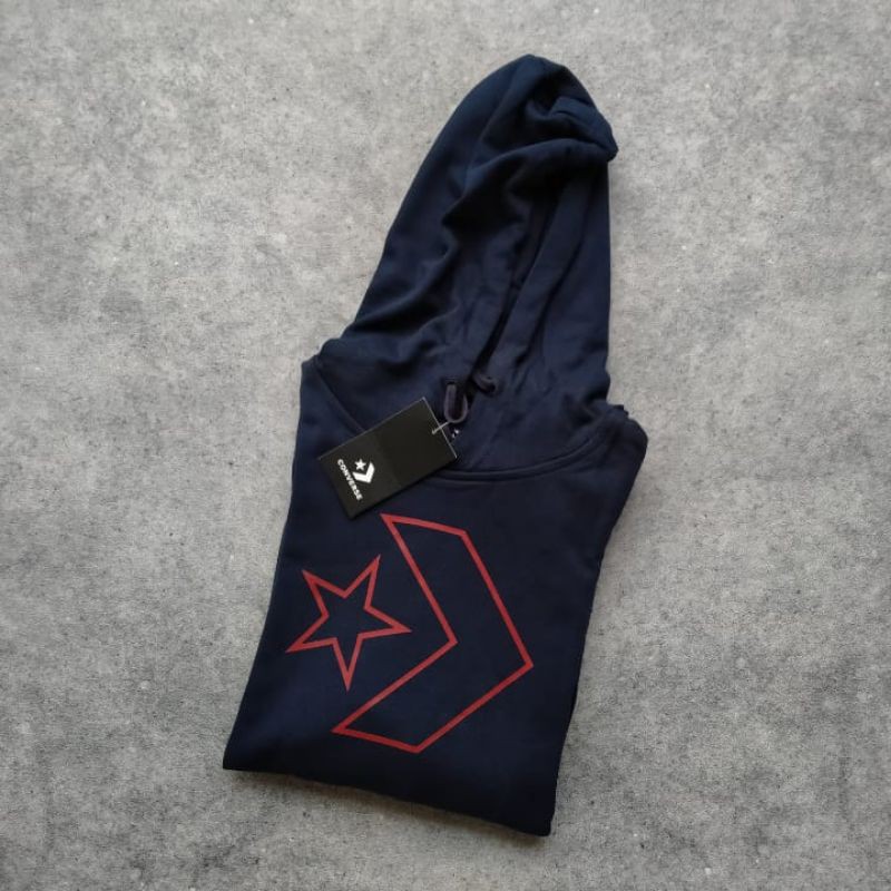 Hoodie Converse Big Logo Navy