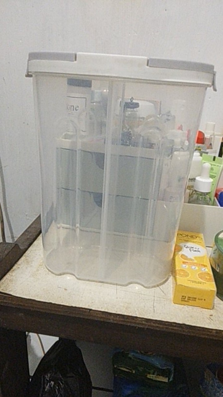 Hc Toples Tempat Penyimpanan Makanan Storage Jar Cereal Kontainer Penyimpanan Makanan 2 In 1