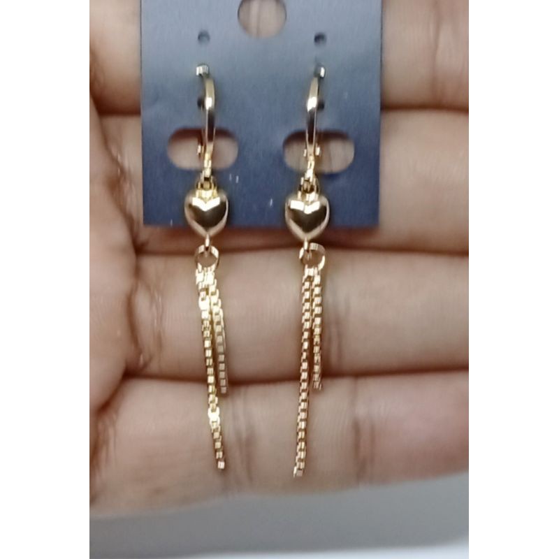 AC101. Anting xuping wanita lapis emas