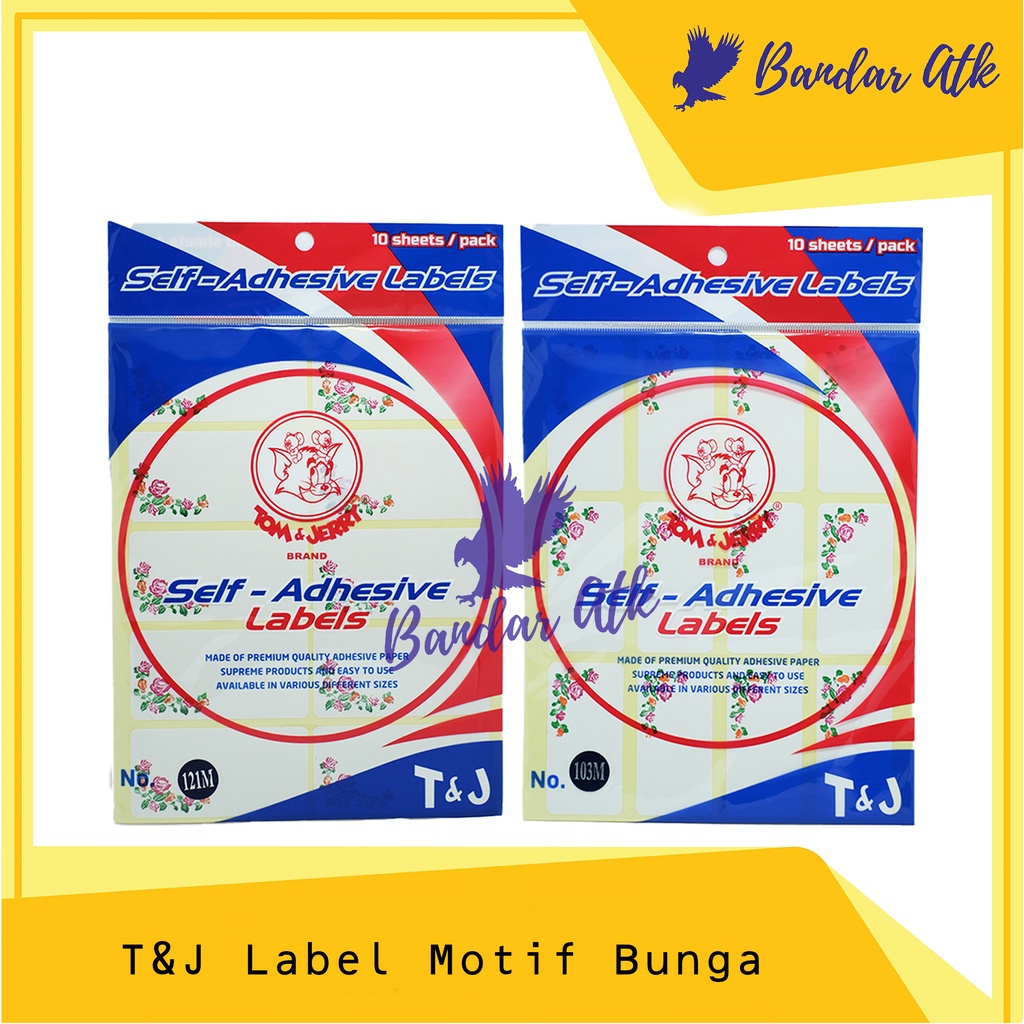 

Label Undangan Motif Bunga Tom and Jerry Label Tom & Jerry Varian 103 - 121 [1 PAD]