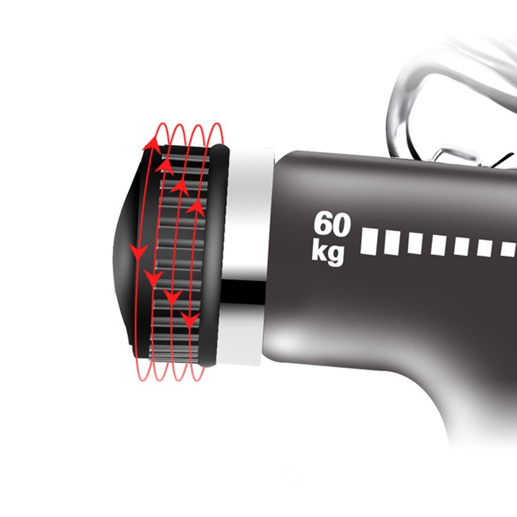 Handgrip Counting Counter Hand Grip 5-60 kg Hitung Otomatis Alat Bantu Fitness Otot Lengan Portable