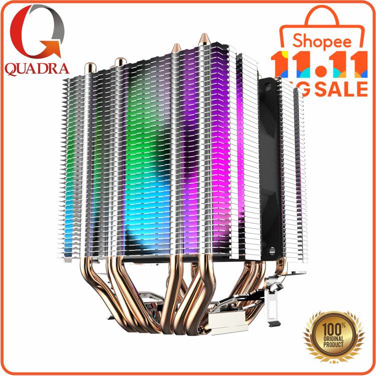 AIGO darkFlash L6 CPU Air Cooler 6 Heat Pipes Twin