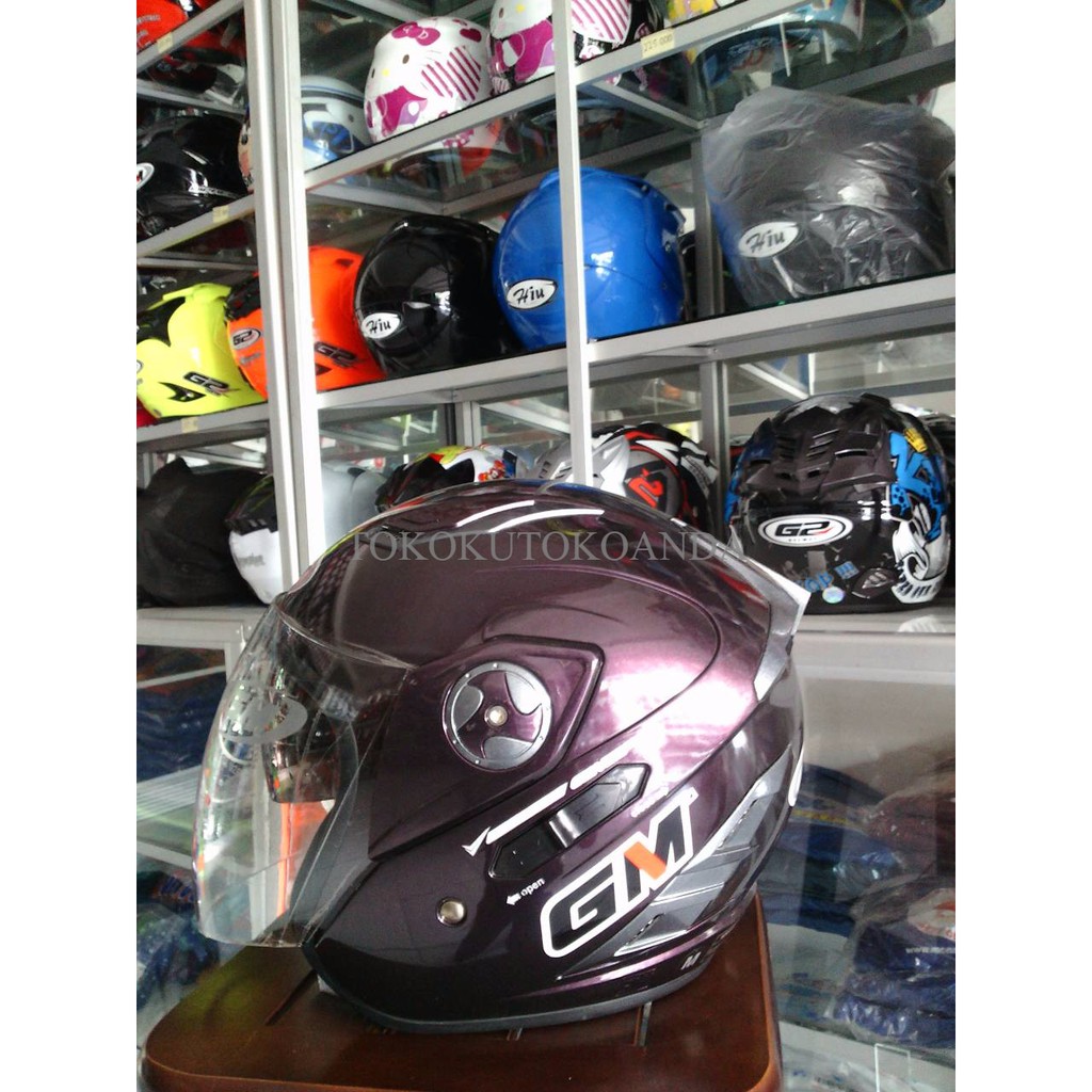 helm GM interceptor 2 visor solid
