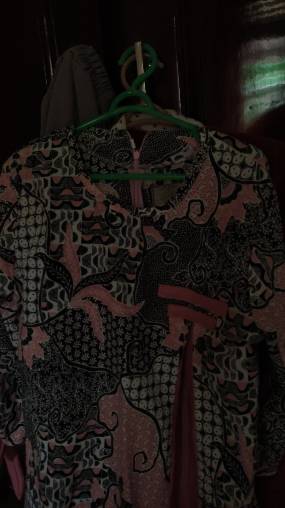 Tey-17 Batik Wanita Asj Sa Hrb026 Kenongo Kemeja Tosca Pendek