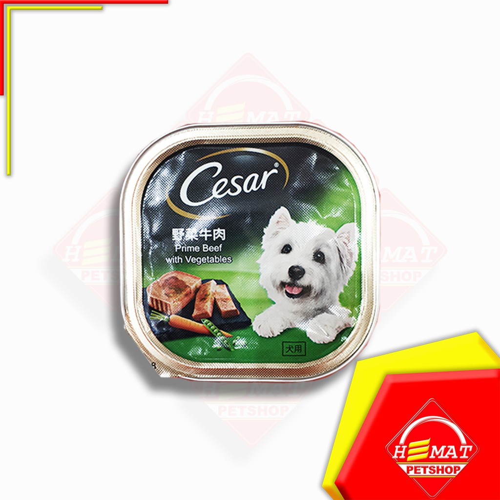 Cesar Wet Dog Food All Varian 100 Gram Makanan Anjing