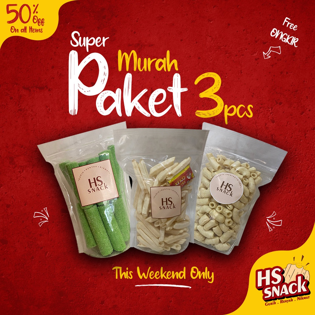 

SUPER PAKET 3PCS SNACK BUNGKUS BESAR PROMO HANYA BERLAKU DI BULAN RAMADHAN