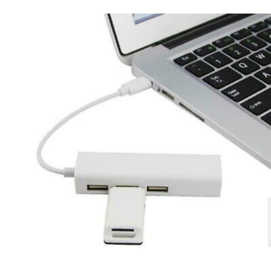 USB-C USB Tipe C ke 3Port USB RJ45 Ethernet Lan Adapter Hub