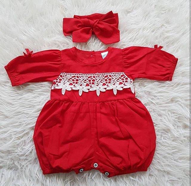 Cute baby romper set