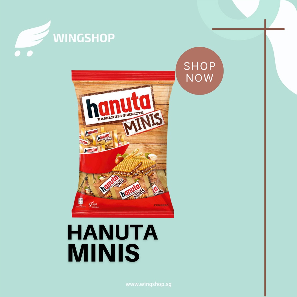 

(PO) Choco Express Ferrero Hanuta Minis 200g (Product of Italy) Biscuits/Wafer