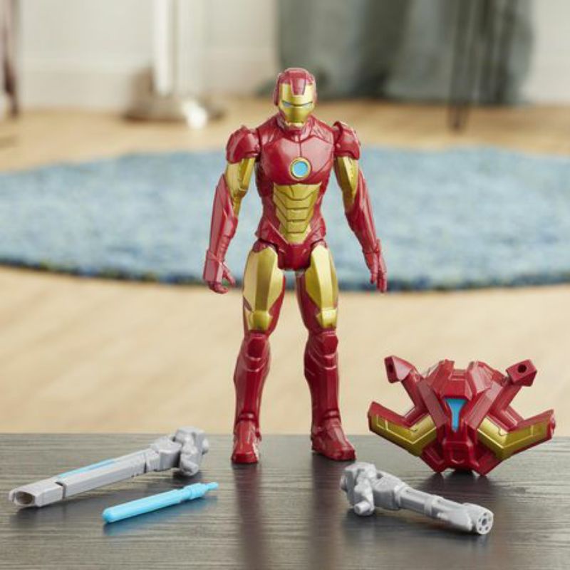 ori original hasbro ironman iron man titan hero series blast gear marvel avengers robot mainan anak action figure hadiah kado ultah