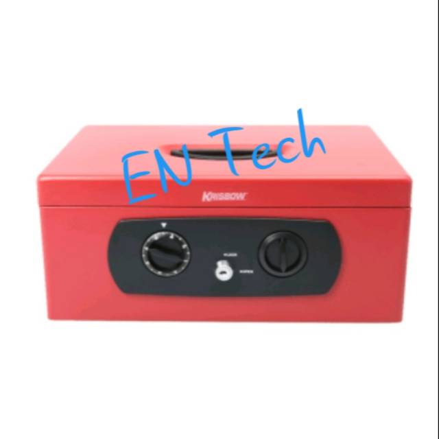 KRISBOW CASH BOX - SAFETY BOX MERAH