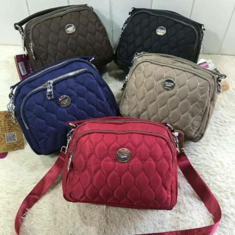 Tas selempang chibao import 2 fungsi 1624 di jamin ory