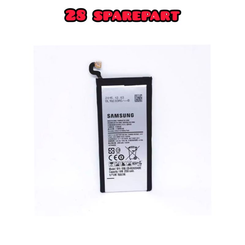 BATERAI / BATRE SAMSUNG S6 / S6 FLAT ORIGINAL