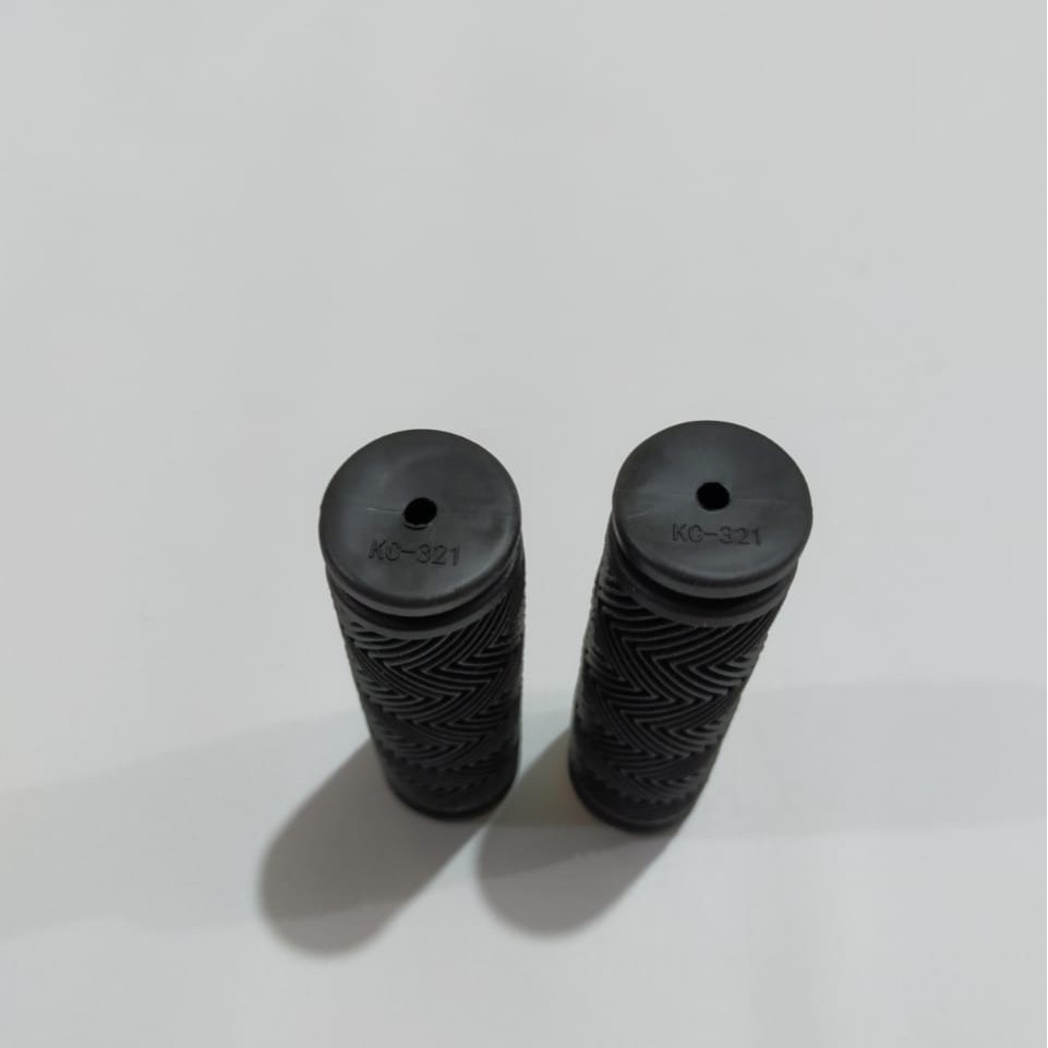 Deli baru Handgrip kecil grip hitam panjang 9 cm sepeda anak lipat