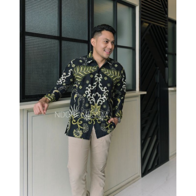 Batik krisnamukti kuning katun halus full furing