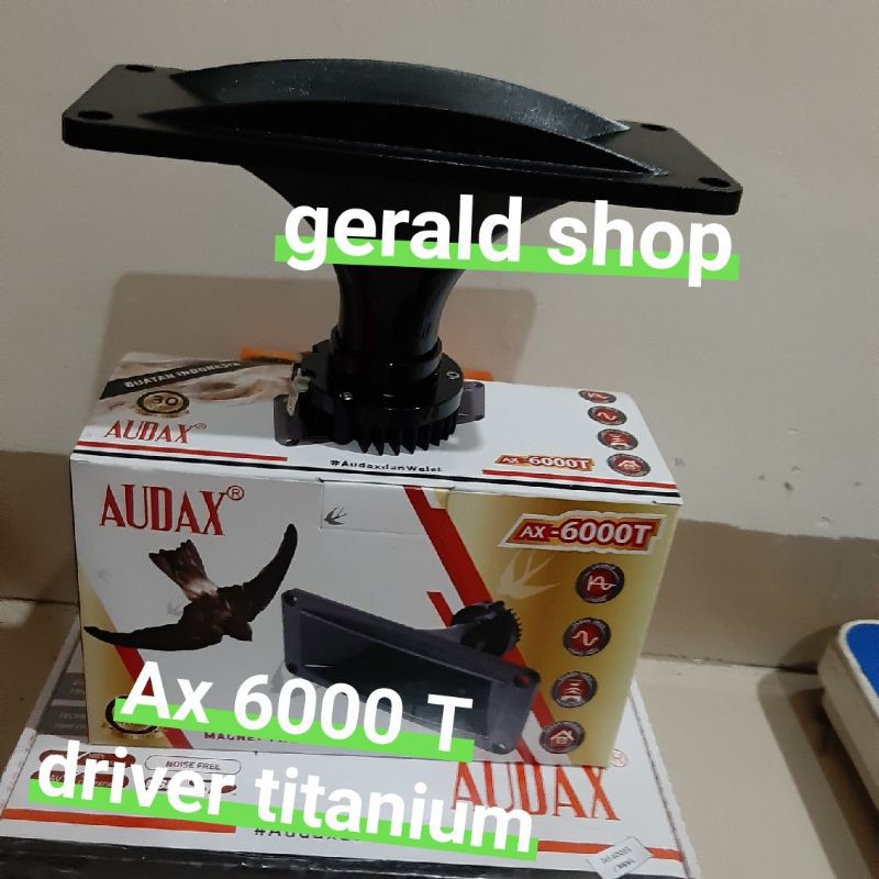 AX 6000 T DRIVER TITANIUM NEODYMIUM MAGNET TWEETER ORIGINAL