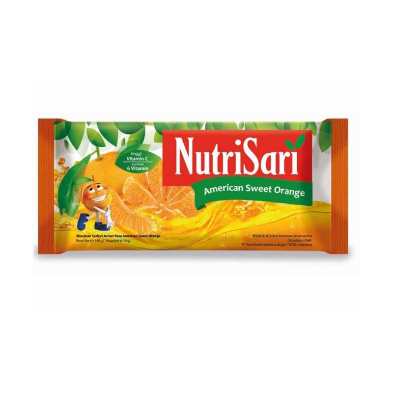 

NutriSari American Sweet Orange 10 x 14gr