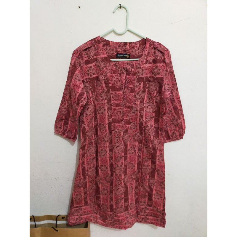 Tunik Preloved Batik Semata Wayang by Hassenda