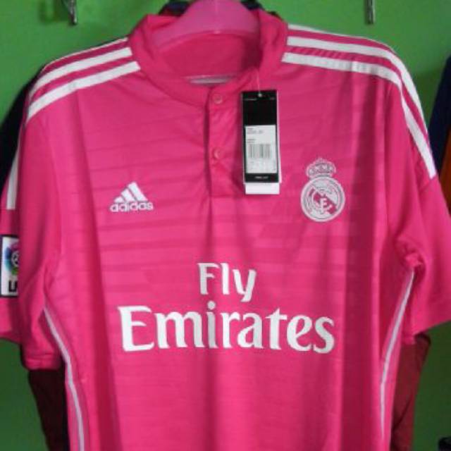 real madrid pink jersey