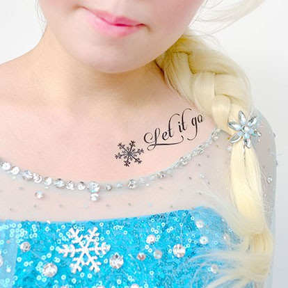 

POTATOO LET IT GO Temporary Tatto Sticker