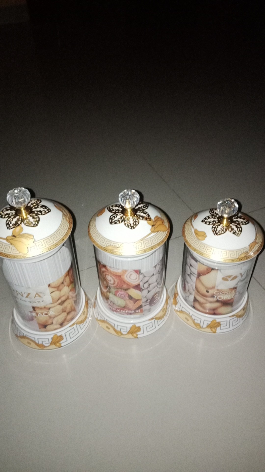 Glass Candy Jar Vicenza B802 / Toples Vicenza B802