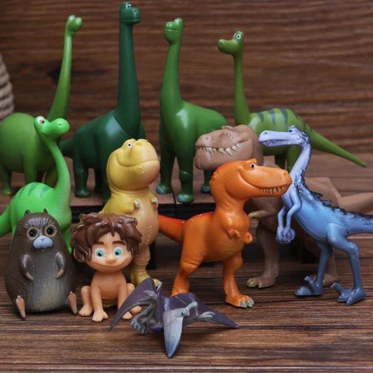 ♢ MAINAN DINOSAURUS TARZAN SET ISI 12PCS DINO JUNGLE TARZAN ☟
