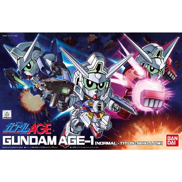 SD BB 365 Gundam AGE-1 Normal Titus Spallow Bandai