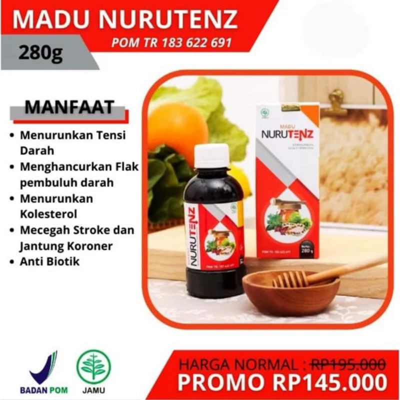 

Madu Nurotenz 280grm