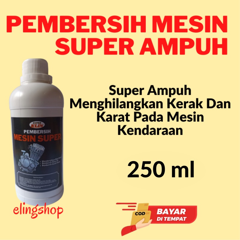 Pembersih Kerak Mesin Mobil Motor Super Ampuh Kerak Oli Karat Seperti Baru Engine Degreaser 250ml