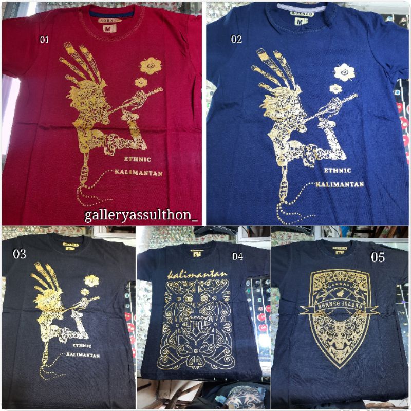 Kaos Distro Kalimantan Ukuran Anak anak