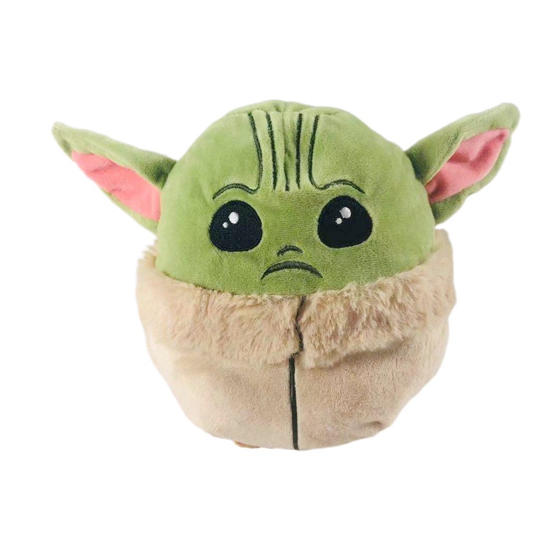 Mainan Boneka Stuffed Plush Marvel Star Wars Baby Yoda Sisi Ganda 17CM Untuk Hadiah Anak