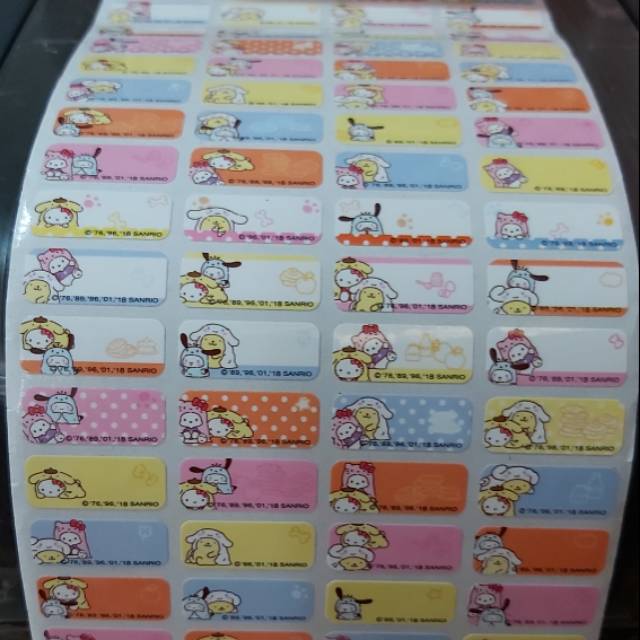

Label nama PURRIN DOG ORI sticker waterproof