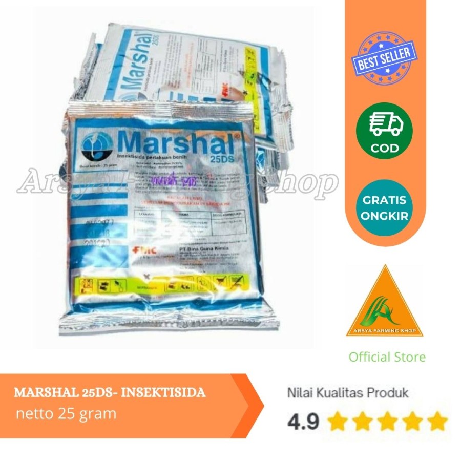 MARSHAL 25 gram Insektisida Pestisida Sebelum Tanam Benih